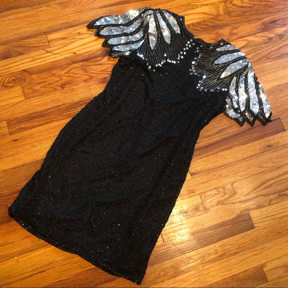 Vintage Beaded Cocktail Dress